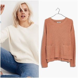 Madewell Patch Pocket Pullover Sweater